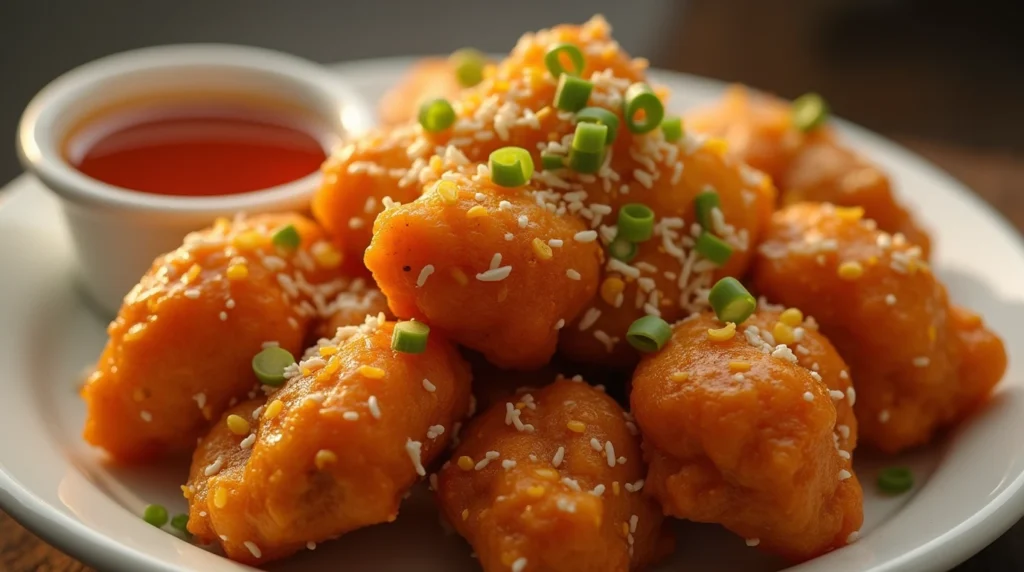 hot orange chicken panda express