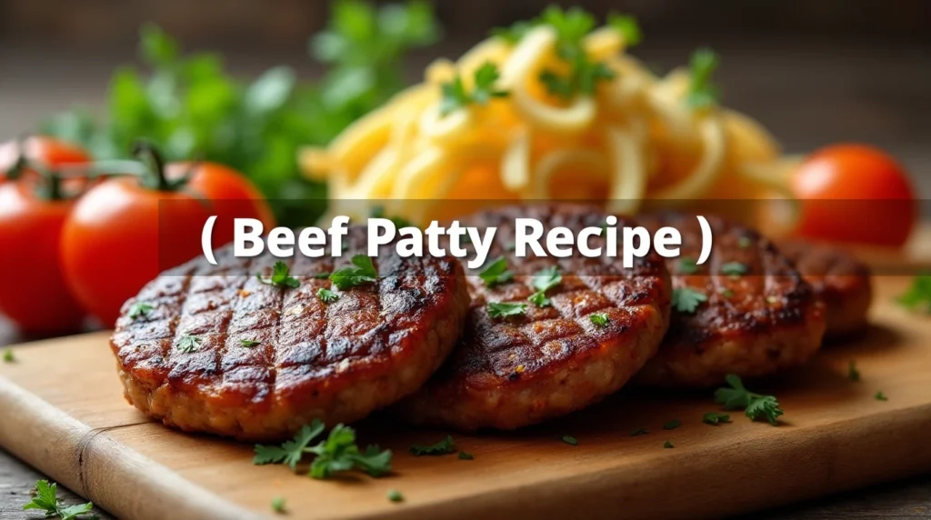 Beef Patty Recipe