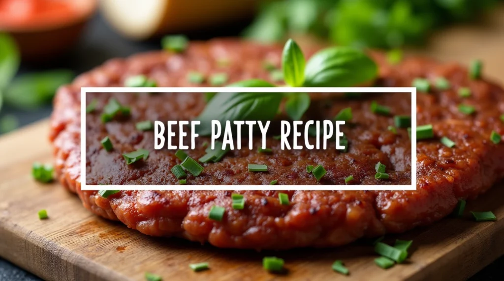 Beef Patty Recipe