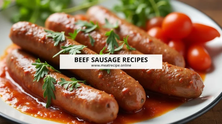 Beef Sausage Recipes