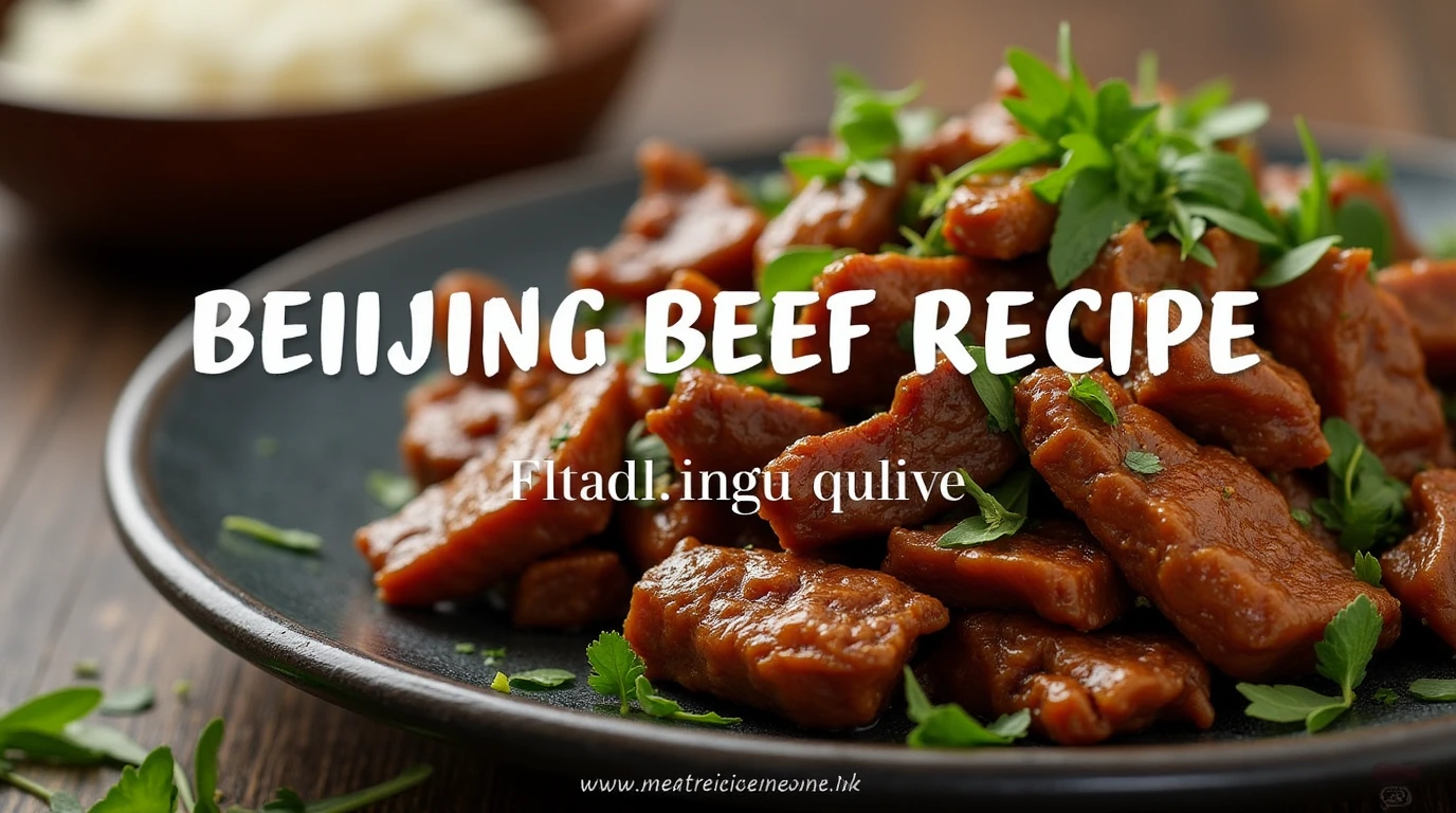 Beijing Beef Recipe