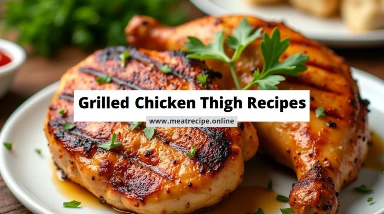 Grilled Chicken Thigh Recipes