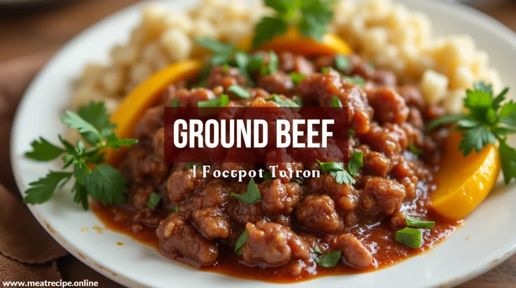 Ground Beef Crockpot Recipes