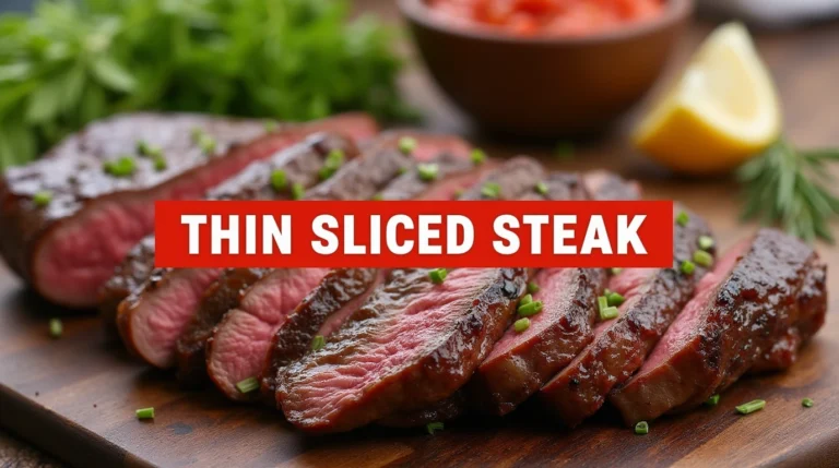 thin sliced steak recipes