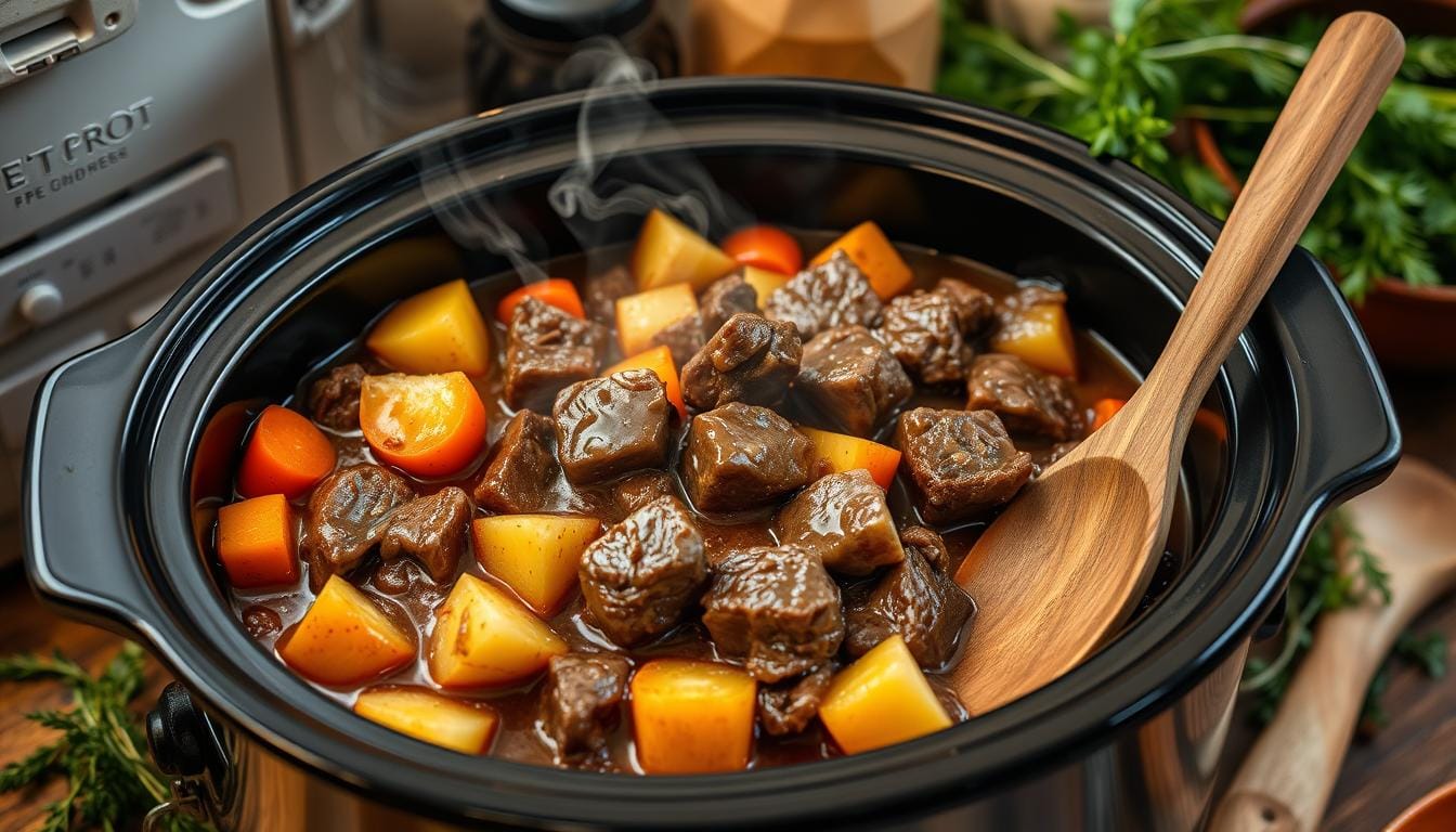 crock pot cubed steak recipe