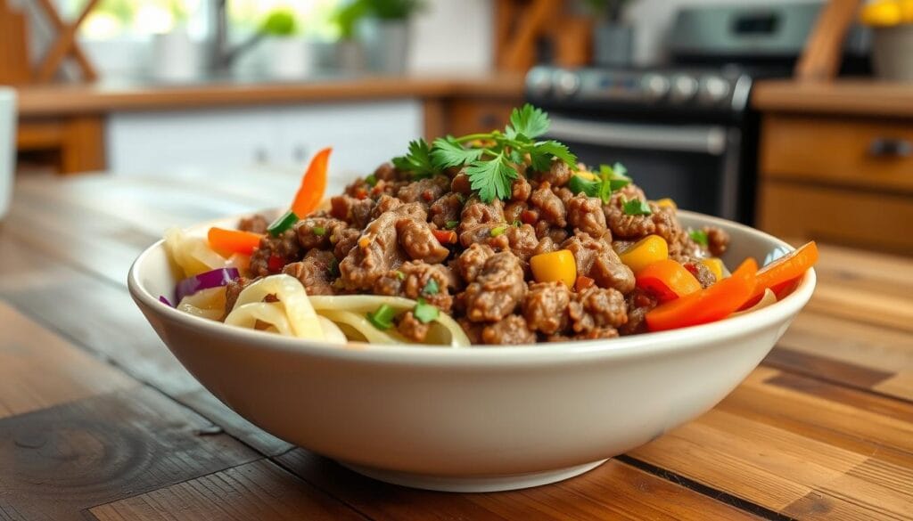 healthy ground beef and cabbage recipe