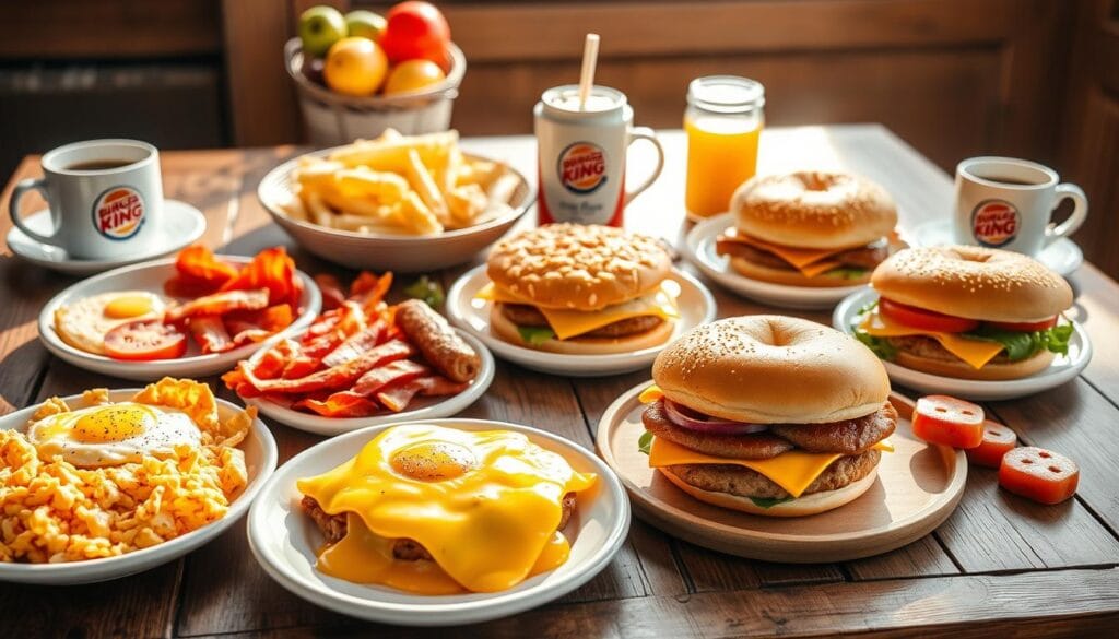 burger king breakfast menu