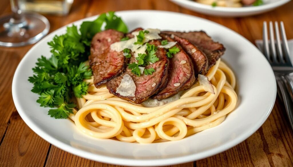 Simple Steak Alfredo Recipe