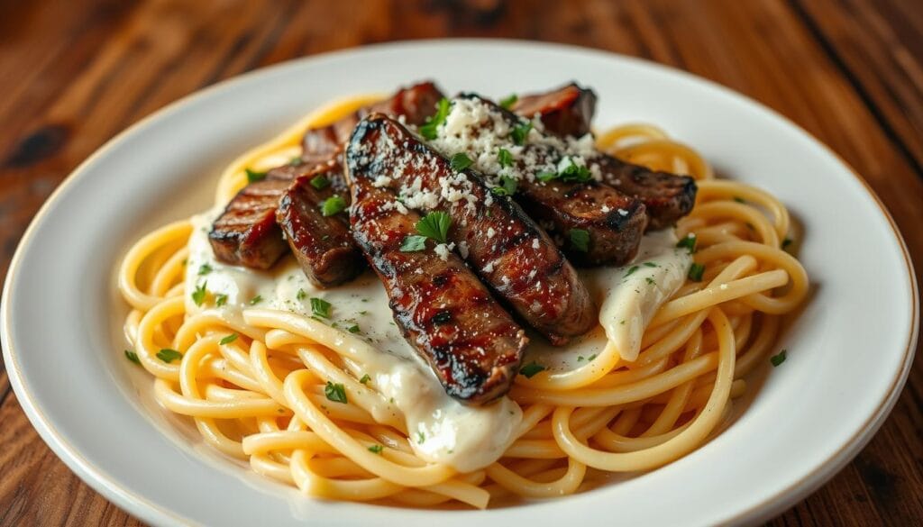 Simple Steak Alfredo Recipe