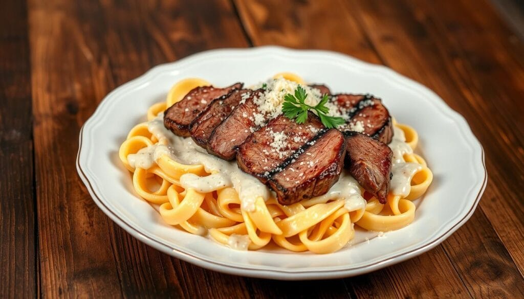 Simple Steak Alfredo Recipe