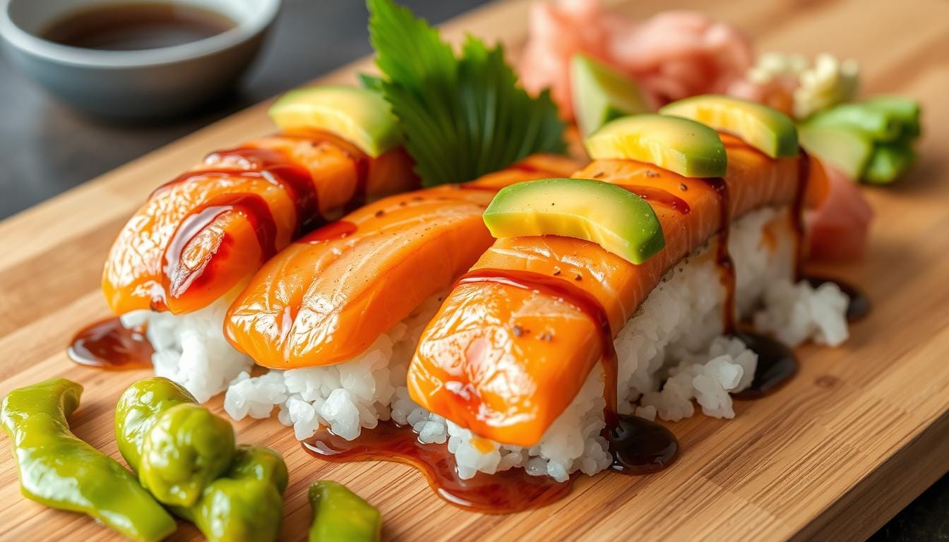 Bake Salmon Sushi Recipe