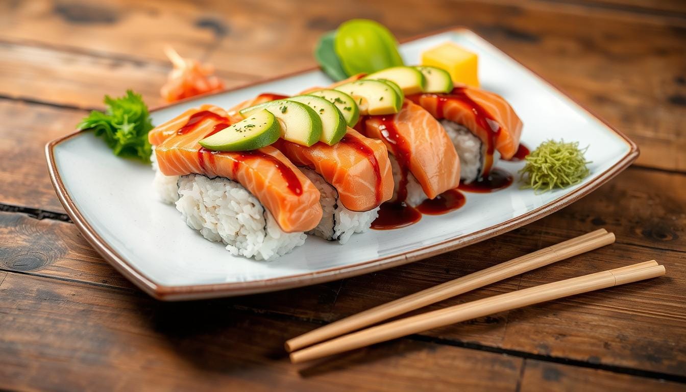 Baked Salmon Sushi Recipe