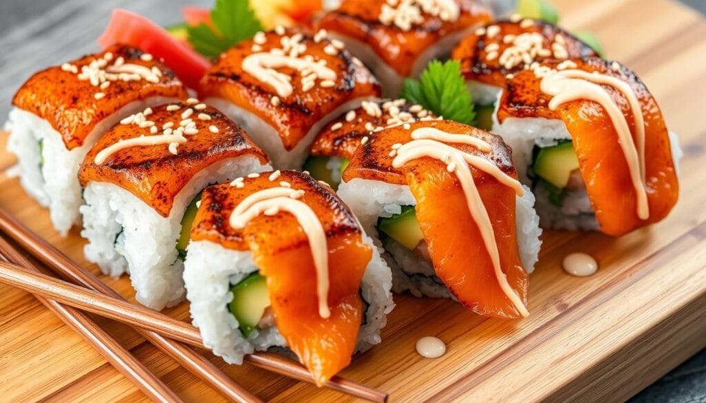 Baked Salmon Sushi Recipe