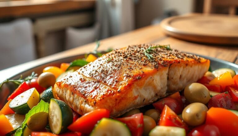 greek salmon recipe